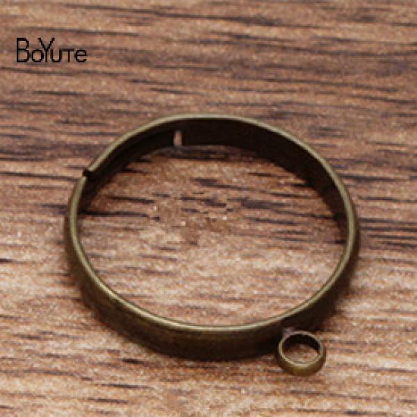 BoYuTe Adjustable Ring Base Settings with One Loop Diy Jewelry Accessories