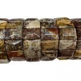 Mexican Crazy Lace Agate Gemstone Beads Bracelet