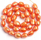Multicolor Freshwater Pearl Loose Beads 14'' DIY Necklace