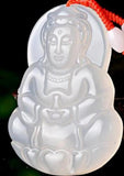 Koraba Fine Jewelry Natural Chalcedony Agate Chinese Jade Pendant