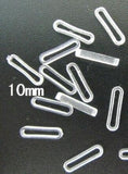 Rubber Stoppers 100pcs/lot for 8mm 10mm Slide Letter Bracelet DIY Accessories