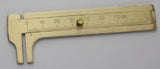 Brass Jewelry Measuring Tool Cutting Gauge Ruler