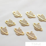 18K Gold-Copper Star Pendant DIY Accessories