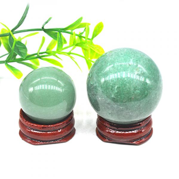 30MM/40MM Green Aventurine Yoni Ball Reiki Healing Quartz Globe