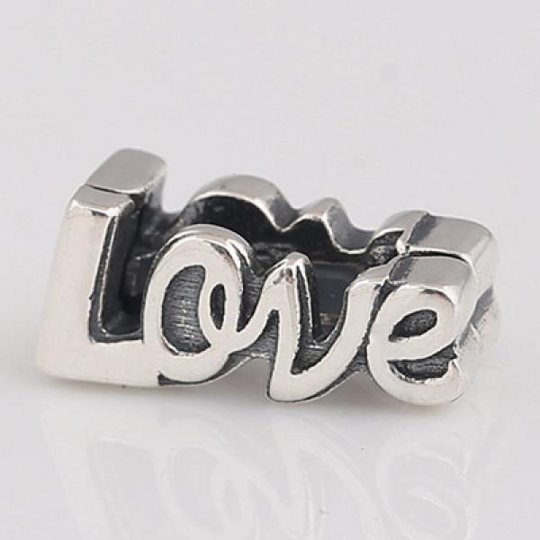 925 Silver Reflexions Love Heart Charm Rose & Clear CZ Jewelry