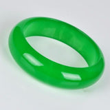 Natural Agate Chalcedony Green Bracelet Princess Jewelry Gift