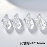 70pcs/Lot Transparent Ice Shape Jewelry Resin Beads