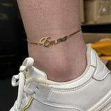 Personalized Name Anklet Stainless Steel Jewelry for Women