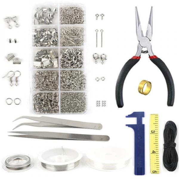 DIY Jewelry Tool Set for Making Single Ring/Lobster Clasp/Chain/Buckle