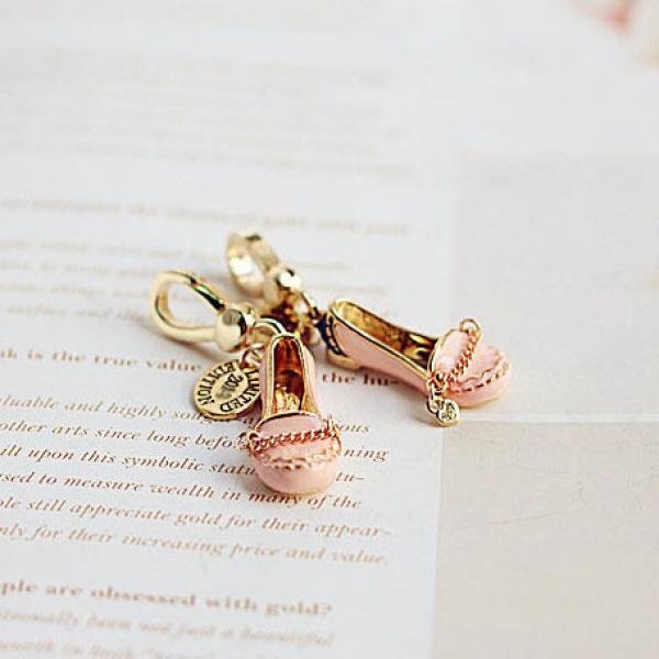 Pink Shoe Charm Handbag Pendant Women Jewelry Key Chains