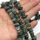 Green Rutilated Quartzs Crystal Dondelle Beads for Jewelry Making DIY