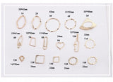 10pcs Heart Pendant Charms Round Pendants for Jewelry Making