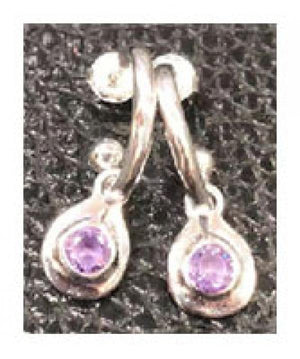 Plated 925 Silver Charm Earrings for Women