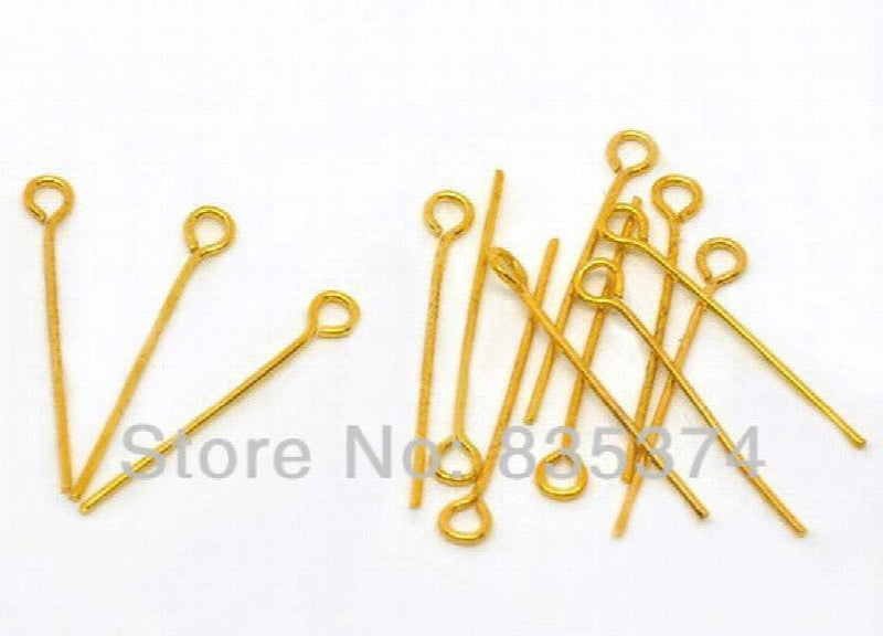 2000pcs 20x0.7mm Eye Pins Jewelry Findings
