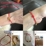 Rabbit Bracelet Red Weave Adjustable Jewelry Birthday Gift