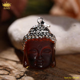 King Antique Jewelry Crystal Buddha Pendant Necklace