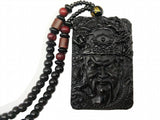 Natural Agate Lucky Maitreya Buddha Pendant Necklace