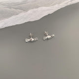 925 Sterling Silver Candy Ear Earrings For Christmas Gift Wedding