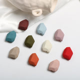 Frosted Rubber Texture Resin Large Beads for DIY Jewelry
