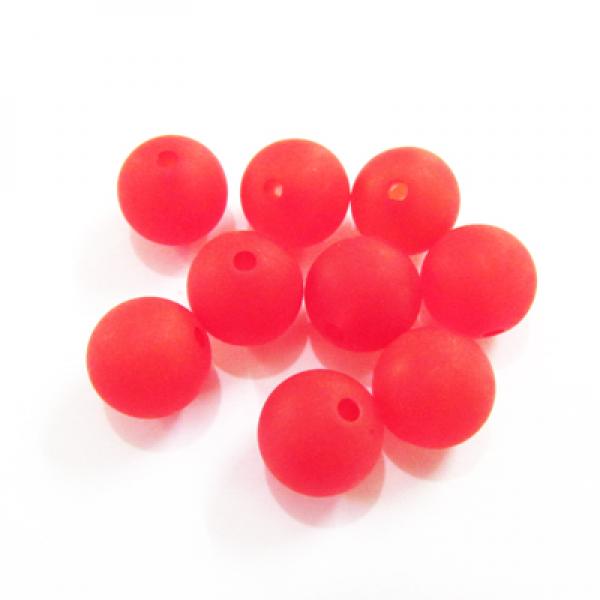 8-14mm Transparent Acrylic Matte Beads