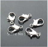100pcs 15mm High Stainless Steel Lobster Clasp & Hooks DIY Jewelry Accessories