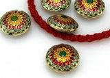 5pcs Tibetan Silver Sunflower Beads for Bracelet DIY Jewelry Alloy