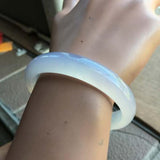 Zheru Jewelry Natural Agate Chalcedony 54-62mm Bracelet Princess Jewelry