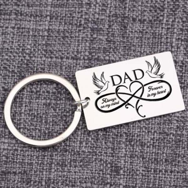 Stainless Steel Encouragement Keyring - Every moment is a fresh beginning