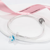 925 Silver Sea shell beads for DIY bracelet