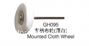 100pcs GH095 Mornted Cloth Wheel Craft Jewelry Polishing Tool
