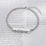 Mountain & Sea Couple Bracelets Silver Plated Classic Personality Jewelry Gift