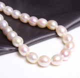 9mm Freshwater Pearl Loose Beads Rice Shape DIY Jewelry Making