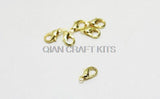 600pcs Mixed Color Lobster Clasps 12x6mm Zinc Alloy