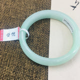 Natural Green Jadeite Bracelet 54-62mm Double Jade Bracelet