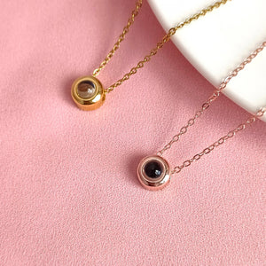 Personalized Photo Projection Necklace