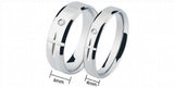 Creative Cross Couple Rings Stainless Steel