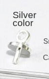 100 pcs Small Flat Cap for 10mm/12mm Glass Ball Pendant Bottle Accessories