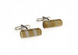 Green Yellow Cat's eye CUFFLINKS for shirt