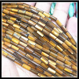 100pcs Mother of Pearl Shell Beads 4x8mm Drum Shape DIY Bracelet Making