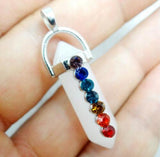 Natural Stone Lapis Tiger Eye Turquoises Opal Pendant