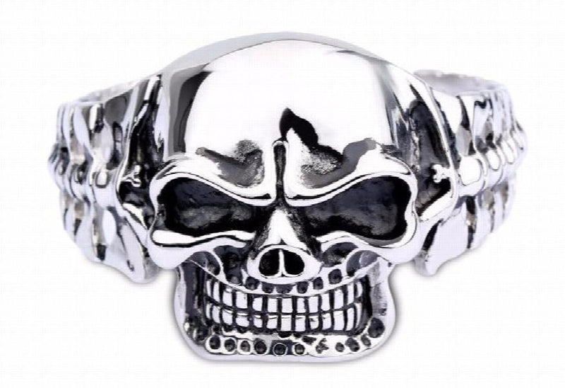 Gothic Skull Stainless Steel Bracelet Men's Jewelry
