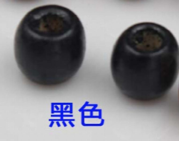 100pcs Big Hole Round Wooden Beads for DIY Jewelry Making