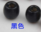 100pcs Big Hole Round Wooden Beads for DIY Jewelry Making