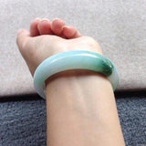 Zheru Jewelry Natural Jadeite Light Green Bracelet