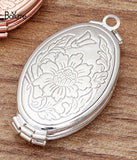 BoYuTe 20*33MM Brass Oval Floating Locket Pendant