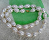 Natural Freshwater Pearl Necklace 18 inch DIY Women Hot Jewelry