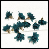 500pcs Flower Pendants for Charms Bracelets Making Accessories