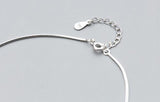 925 Sterling Silver Polished Snakebone Anklet Bracelet