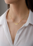 Personalized Stainless Steel Name Necklace - Custom Mother's Gift