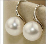 9-10mm South Sea Pearl Earrings 925s Silver